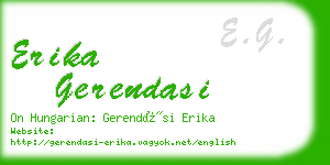 erika gerendasi business card